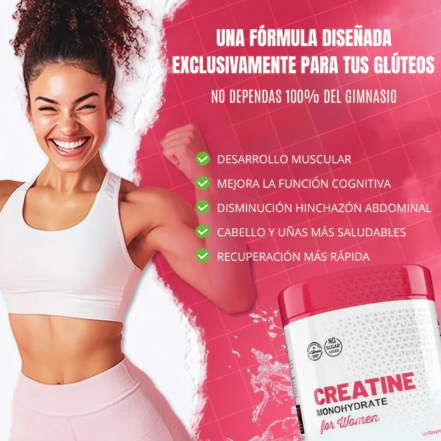 Creatina Pro Max™ Más volumen para tus gluteos