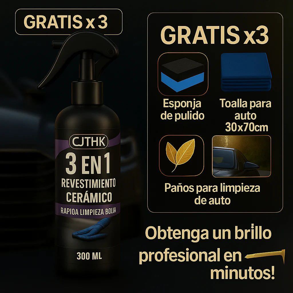 REVESTIMIENTO NANO CERAMICO 100 ML LIMLEX® + ENVIO GRATIS🛩