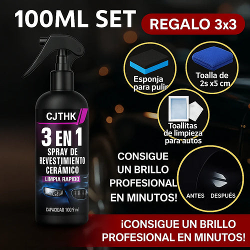 REVESTIMIENTO NANO CERAMICO 100 ML LIMLEX® + ENVIO GRATIS🛩