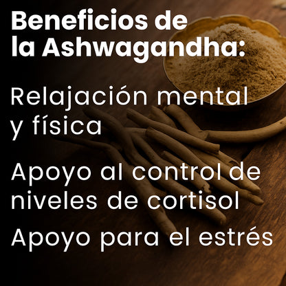 🌟 AshwaVital KSM-66® – (ORIGINAL )Fuerza, Enfoque y Equilibrio Natural